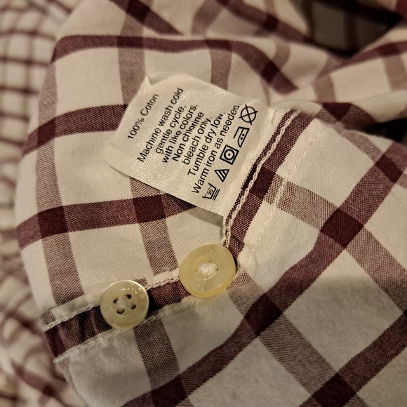 J. Crew men's large long sleeve button down plaid shirt - Picture 11 of 12